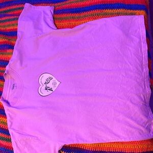 Obey Purple Heart Graphic Tee